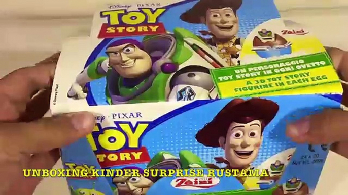 Киндер Яйца Сюрприз по мультику История Игрушек,Unboxing Surprise Eggs Toy Story 3