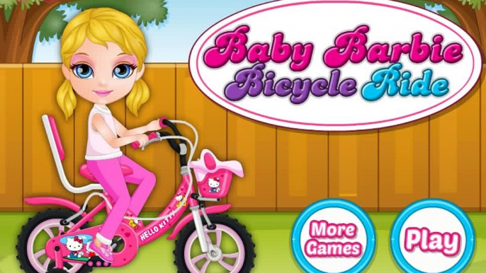 Newest Baby Barbie Bicycle Ride Gameplay-Best Barbie Games-Caring Games