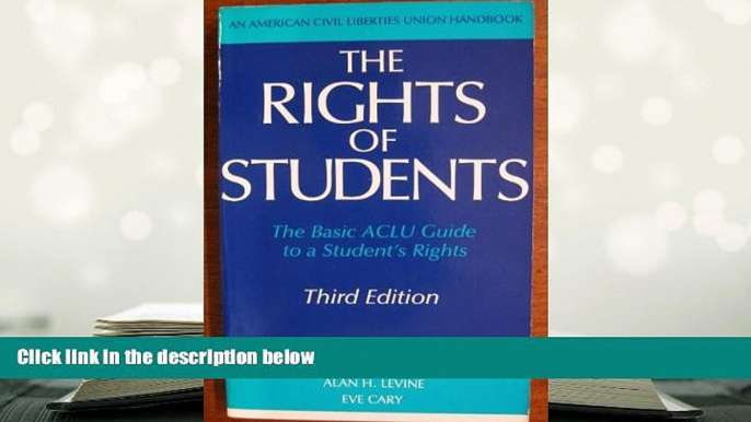 Kindle eBooks  The Rights of Students: The Basic ACLU Guide to a Student s Rights (American Civil