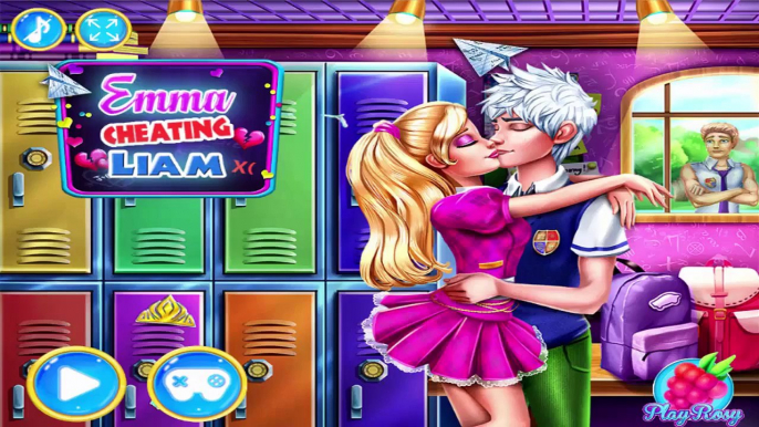 Princess Emma Cheating Liam Love Kissing Game for kids Girls