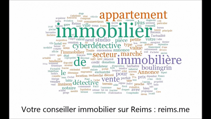 Immobilier à Reims : Vente appartement à Reims (51100) Boulingrin  : annonces appartements - 06 12 55 19 80