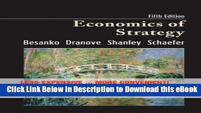 [Read Book] Economics of Strategy, Fifth Edition Binder Ready Version Mobi