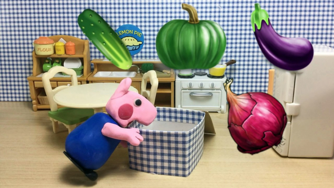 Peppa Pig Toilet Training George Poops in Bathtub Play-Doh Stop-Motion