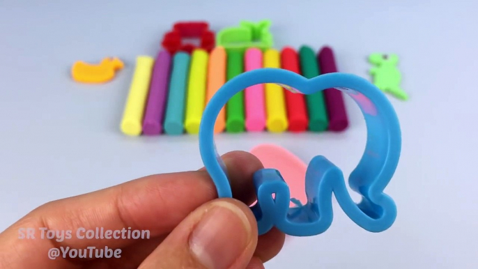 Learn Colours with Play Dough Modelling Clay with Molds Fun and Creative for Children Todd