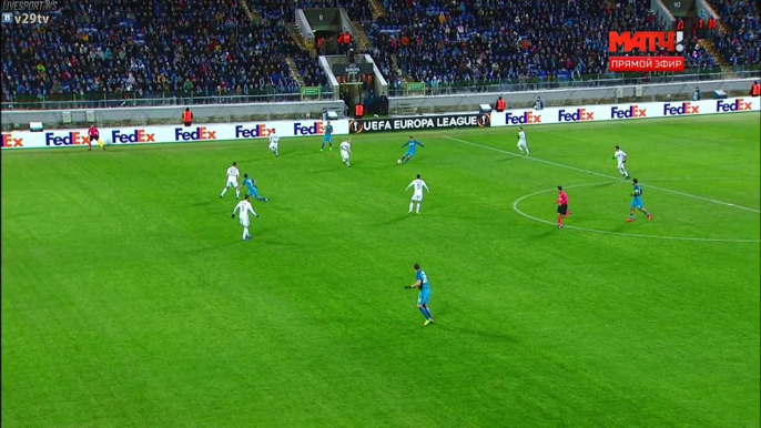 24' Giuliano de Paula Goal HD - Zenit Petersburg 1-0 Anderlecht 23.02.2017