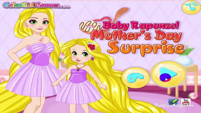 Disney Rapunzel Games - Baby Rapunzel Mothers Surprise - Best Mother Day Games for Girls