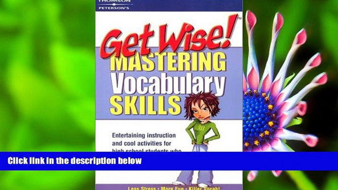 DOWNLOAD EBOOK Get Wise! Mastering Vocabulary Skills 1E Arco Full Book