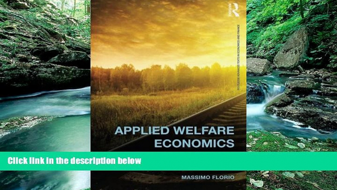 Download [PDF]  Applied Welfare Economics: Cost-Benefit Analysis of Projects and Policies