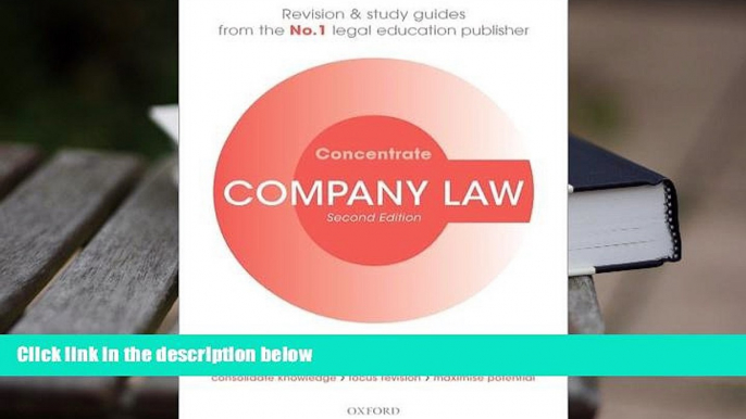 BEST PDF  Company Law Concentrate: Law Revision and Study Guide [DOWNLOAD] ONLINE