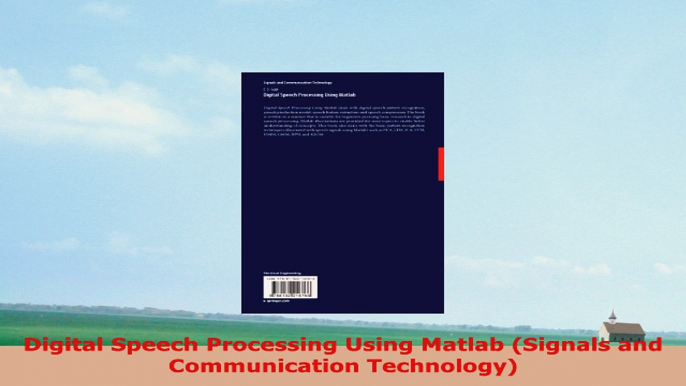 READ ONLINE  Digital Speech Processing Using Matlab Signals and Communication Technology