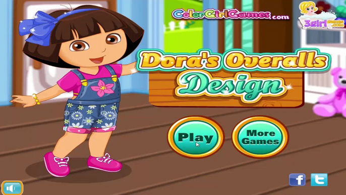 Doras Overalls Design - Dora The Explorer - Dora Dress Up Game - Children Games To Play