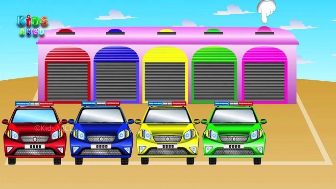 Learn Vehicles - Fire Truck & Police Car | Colors Transport for Toddlers | Videos for Kids