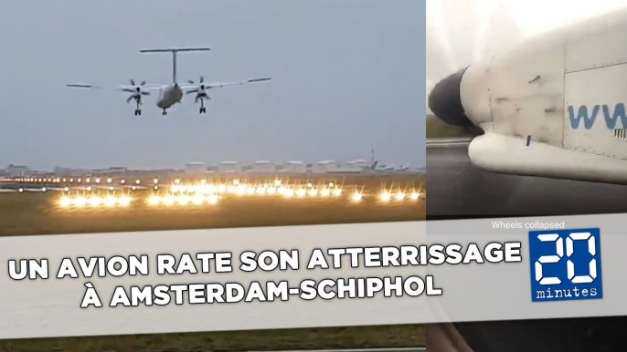 Un avion rate son atterrissage à Amsterdam-Schiphol