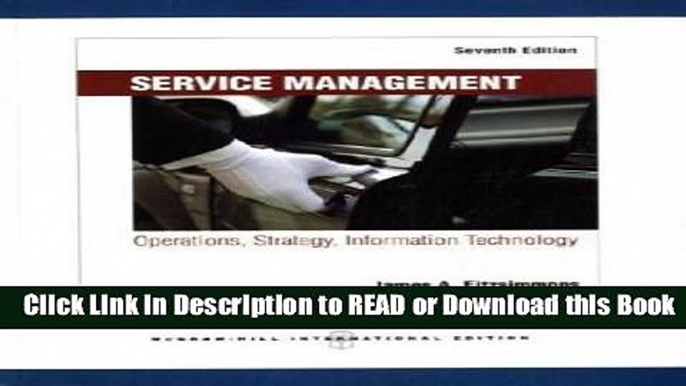 PDF Online Service Management: Operations, Strategy, Information Technology Online Free