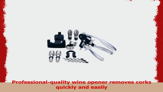 MIU France Stainless Steel Deluxe Corkscrew Set Silver 21c3fd51