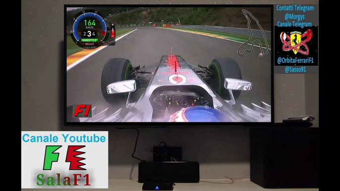 Onboard - F1 2013 Round 11 - GP Belgio (SPA) Jenson Button