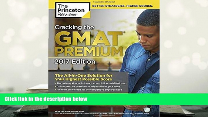 Popular Book  Cracking the GMAT Premium Edition with 6 Computer-Adaptive Practice Tests, 2017