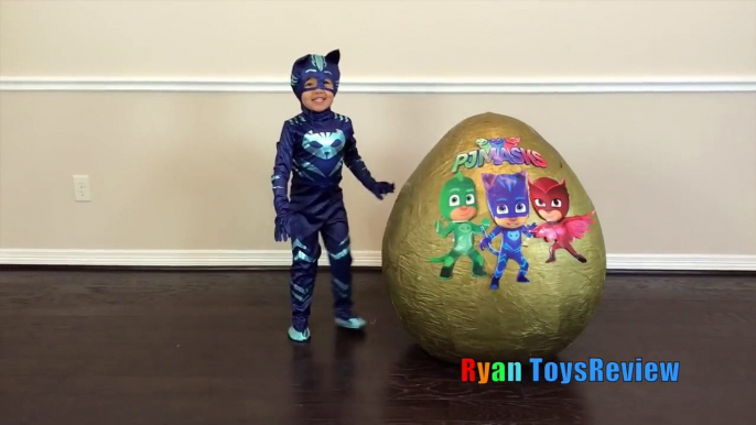 PJ MASKS GIANT EGG SURPRISE Toys for Kids Disney Toys Catboy Gekko Owlette PJ Masks IRL Sup