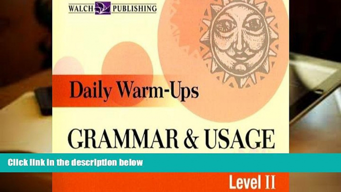 Download [PDF]  Daily Warm-Ups: Grammar   Usage: Level II (Daily Warm-Ups) Pre Order