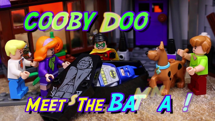 Scooby Doo Lego Mystery Mansion Finds Robin and Batman Legos with Shaggy Freddy Daphne and Velma-3igM