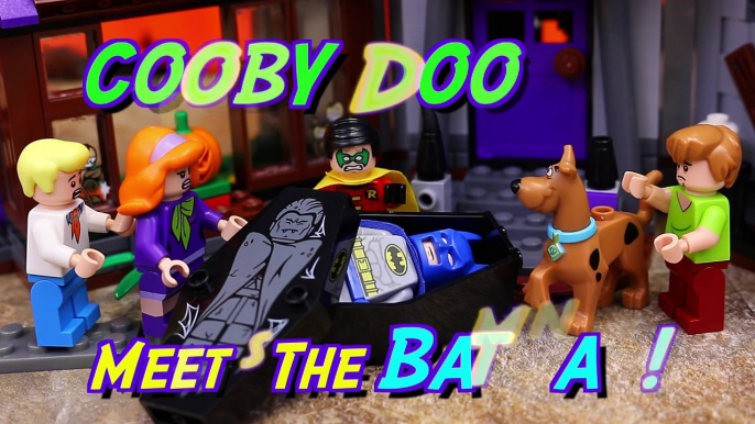 Scooby Doo Lego Mystery Mansion Finds Robin and Batman Legos with Shaggy Freddy Daphne and Velma-3igMb5