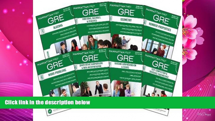 FREE [DOWNLOAD] Manhattan Prep GRE Set of 8 Strategy Guides (Manhattan Prep GRE Strategy Guides)