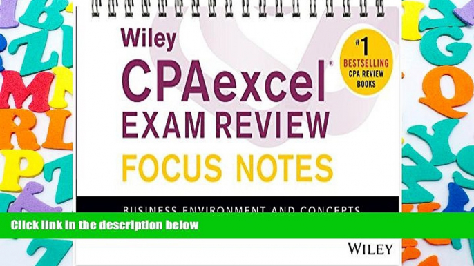 Read Online Wiley CPAexcel Exam Review January 2017 Focus Notes: Business Environment and Concepts