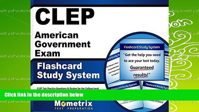 Popular Book  CLEP American Government Exam Flashcard Study System: CLEP Test Practice Questions