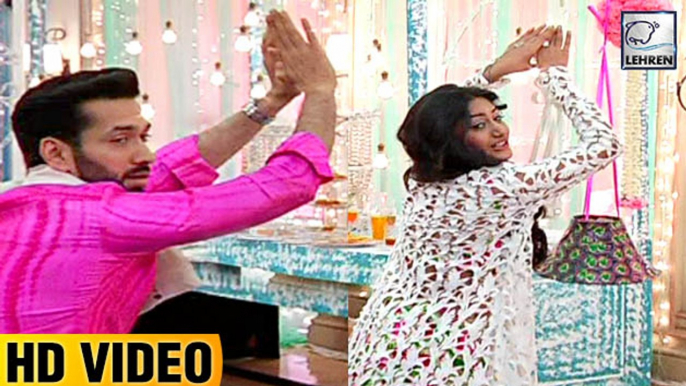 Ishqbaaaz Team's FUNNY Naagin Dance On Sets | Nakuul Mehta | Surbhi Chandna