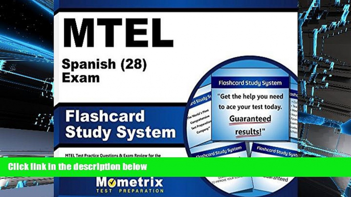 Best Ebook  MTEL Spanish (28) Exam Flashcard Study System: MTEL Test Practice Questions   Exam