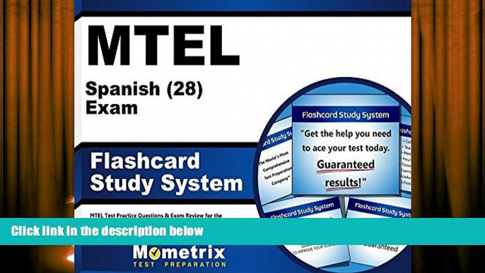 PDF [Download]  MTEL Spanish (28) Exam Flashcard Study System: MTEL Test Practice Questions   Exam