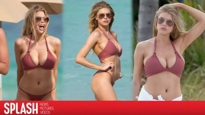 Charlotte McKinney zeigte sich im Bikini in Miami Florida