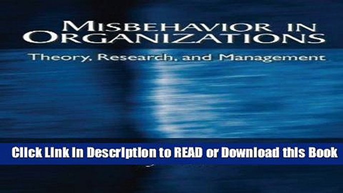 PDF Online Misbehavior in Organizations: Theory, Research, and Management (Applied Psychology