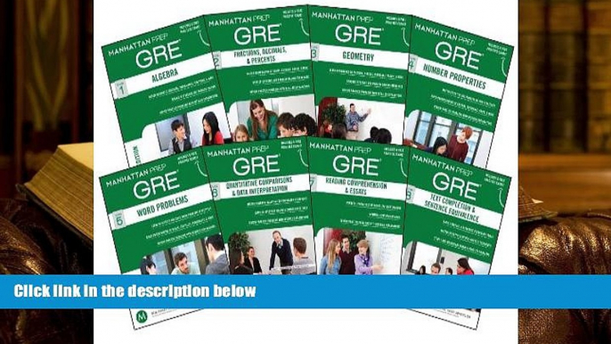 Best Ebook  Manhattan Prep GRE Set of 8 Strategy Guides (Manhattan Prep GRE Strategy Guides)  For