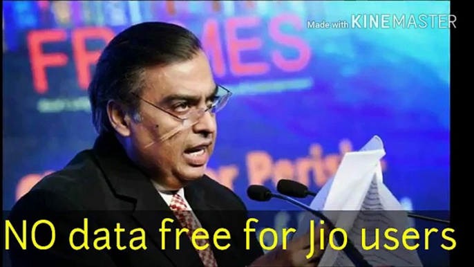 No Data Free after 31-March Reliance Jio-Rs 303-month