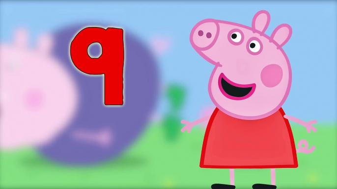 Learn To Count 1 to 10 with Peppa pig CAR! Rainbow Numbers! FUN learning Contest! Lesson 3