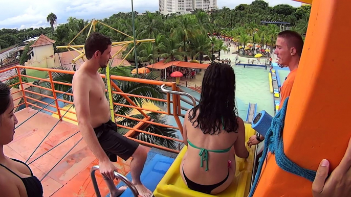 Flutuante Water Slide at Thermas dos Laranjais