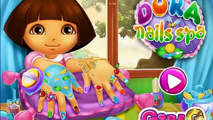 Dora the Explorer Game - Dora Nails Spa Game Play - Dora Games For Kids