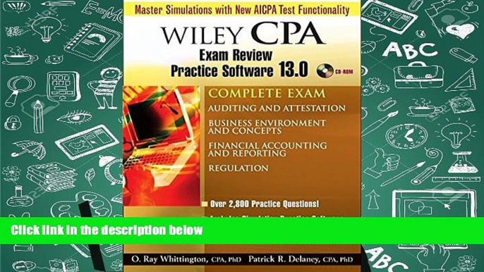 Popular Book  Wiley CPA Examination Review Practice Software 13.0, Complete Set  For Online