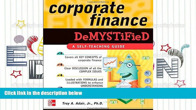 Popular Book  Corporate Finance Demystified  For Trial