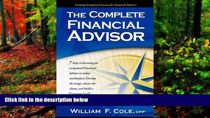 Popular Book  The Complete Financial Advisor  For Full