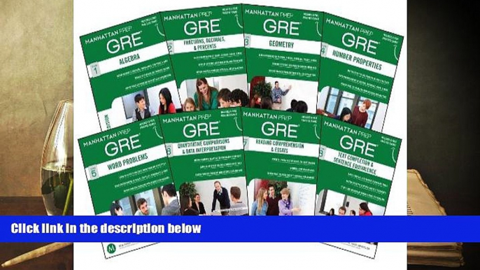 Popular Book  Manhattan Prep GRE Set of 8 Strategy Guides (Manhattan Prep GRE Strategy Guides)