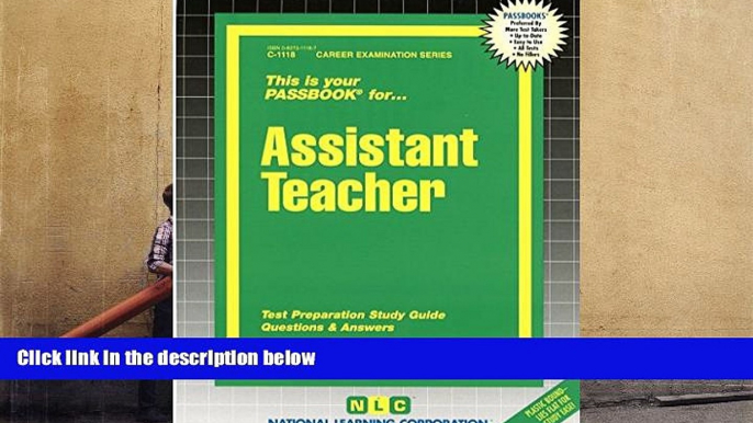 Popular Book  Assistant Teacher(Passbooks) (Career Examination Passbooks)  For Online