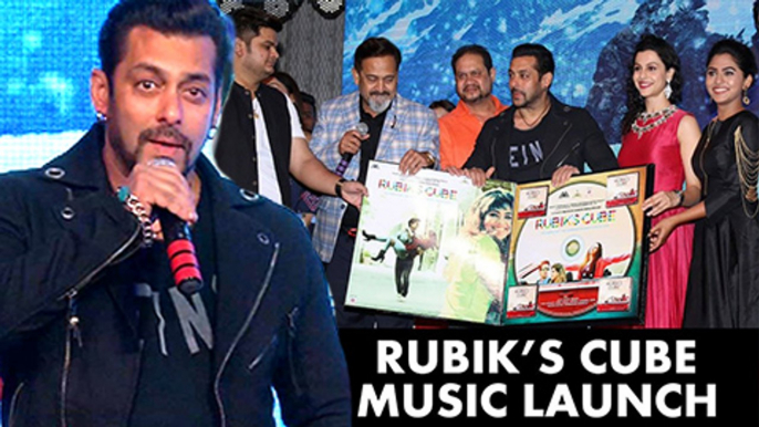 Salman Khan At The Launch Of Marathi Film Rubik's Cube