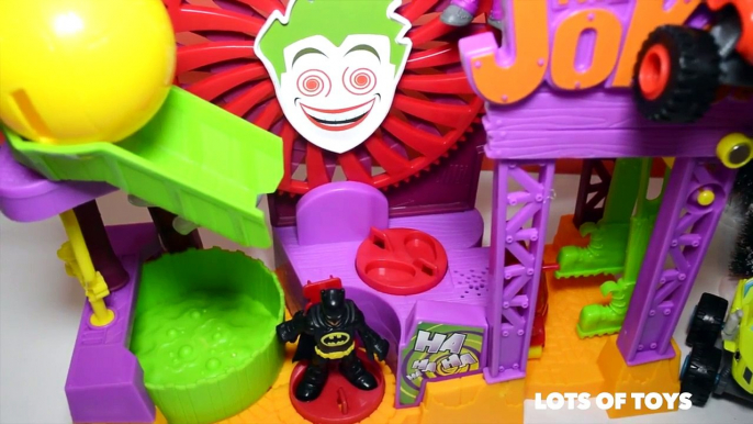 JOKERS PLANE from BATMAN Gotham City by Imaginext + Jokers Laff Factory by EpicToyChanne