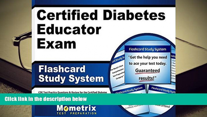 READ book Certified Diabetes Educator Exam Flashcard Study System: CDE Test Practice Questions