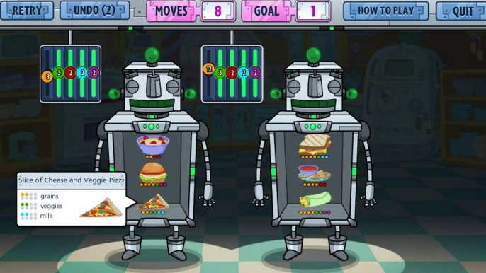 Fizzys Lunch Lab Balance Bots Cartoon Animation PBS Kids Game Play Walkthrough