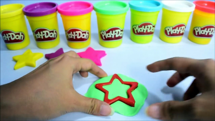 Play and Learn Colours With Play Doh Stars Smiley Face Fun For Kids by Haus Toys-Glf_TbNmHi8