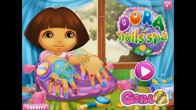 Dora Nails Spa - Baby Dora The Explorer Games for Children