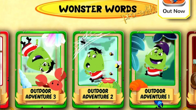 Wonster Words Pro ABC Education Games Android Apps Video PART 3 Outdoor Adventure